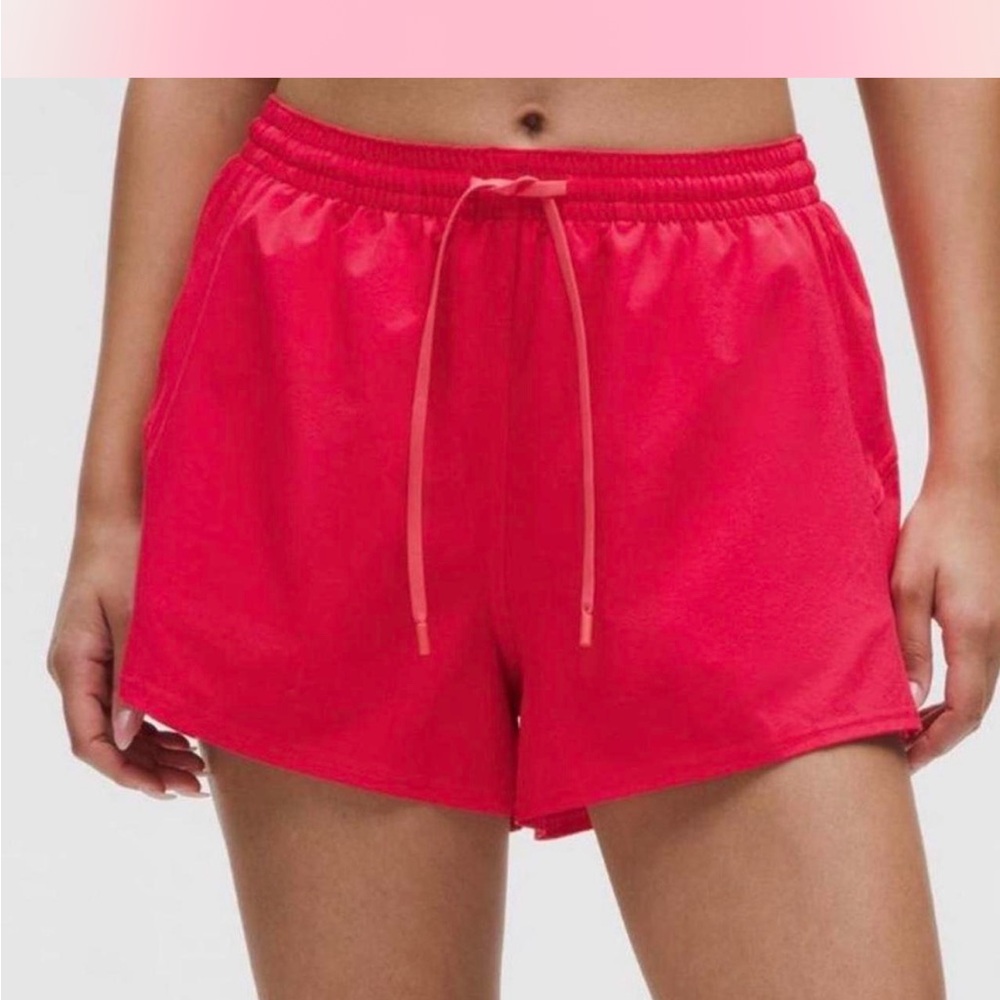 Lululemon Athletica Bright Pink Athletic Shorts